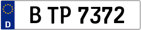 Truck License Plate